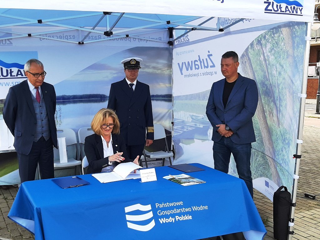Zakończenie odbudowy ostróg w ramach Projektu Żuławskiego
